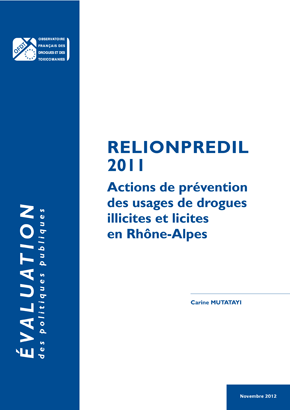 RELIONPREDIL 2011 - Actions de prévention des usages de drogues illicites et licites en Rhône-Alpes