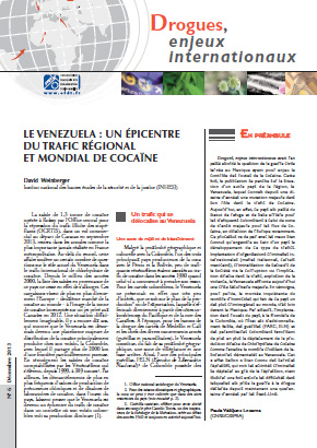 Le Venezuela : un épicentre du trafic régional et mondial de cocaïne